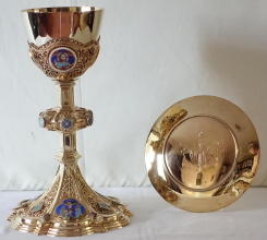 French Antique Gothic Chalice